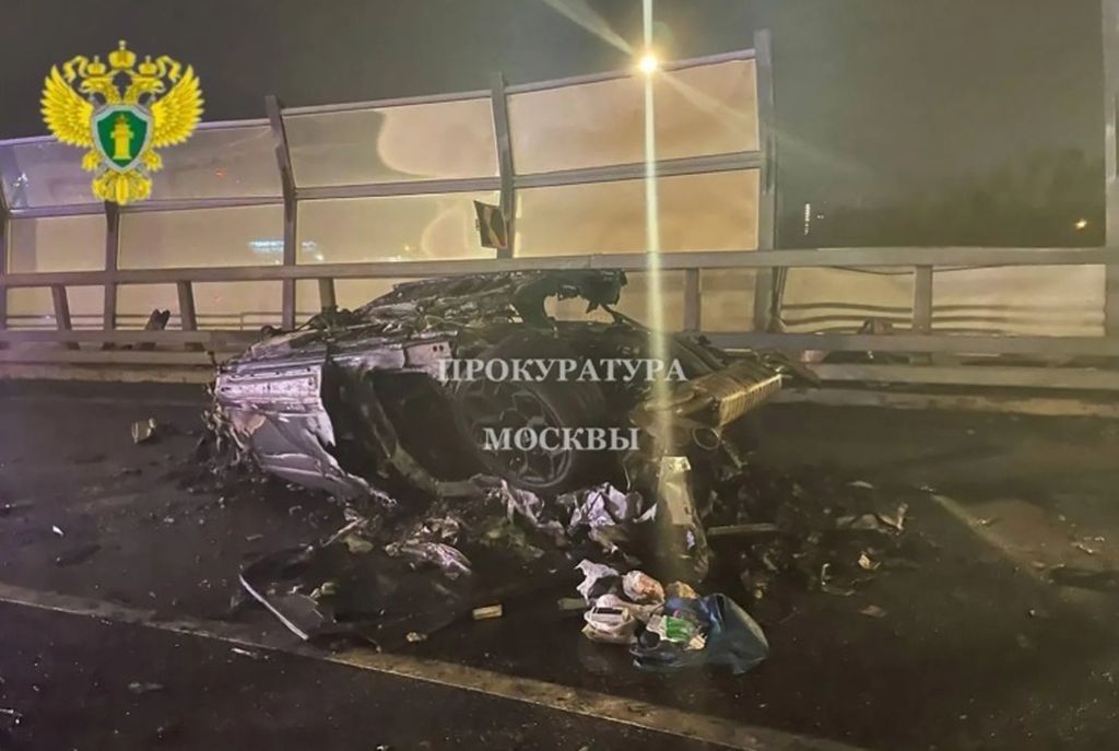 Prometna nesreća u Moskvi, screenshot