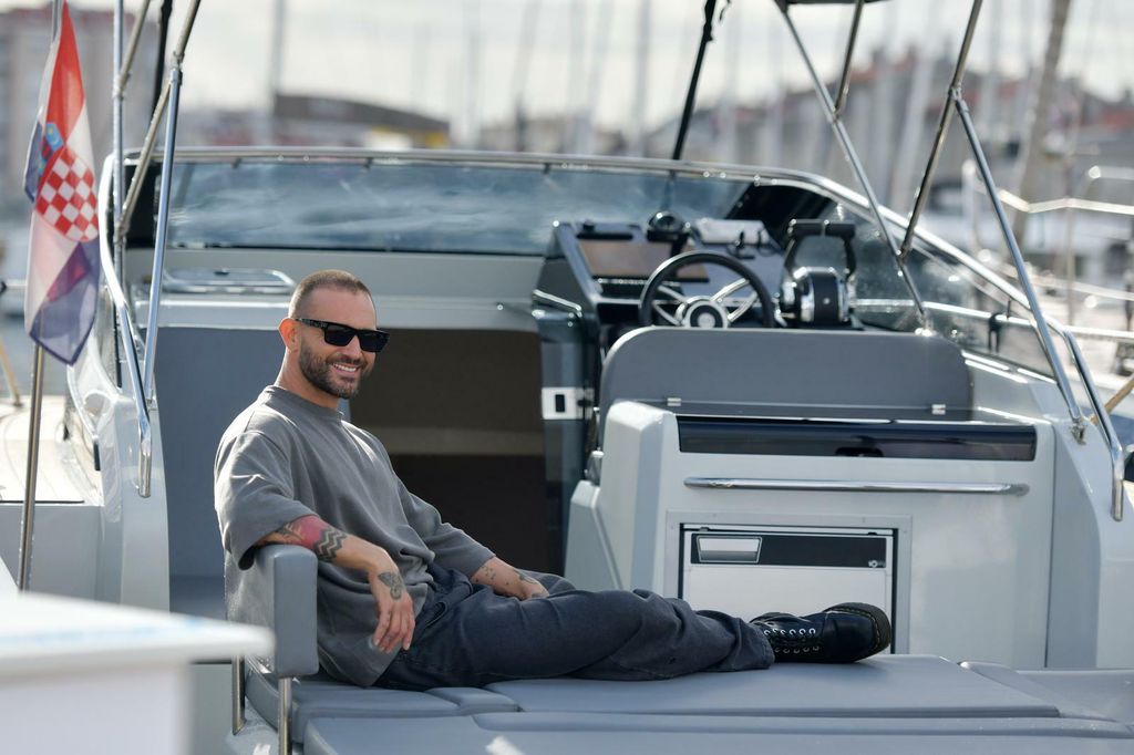 Luka Nižetić na svom novom brodu - 6