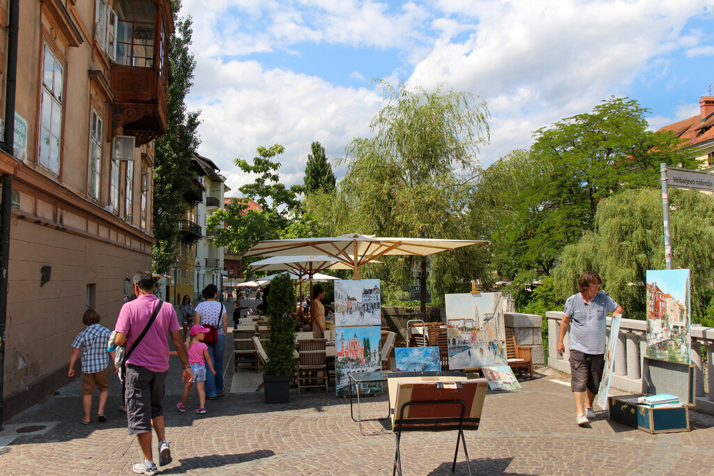Umjetnici na ulicama Ljubljane
