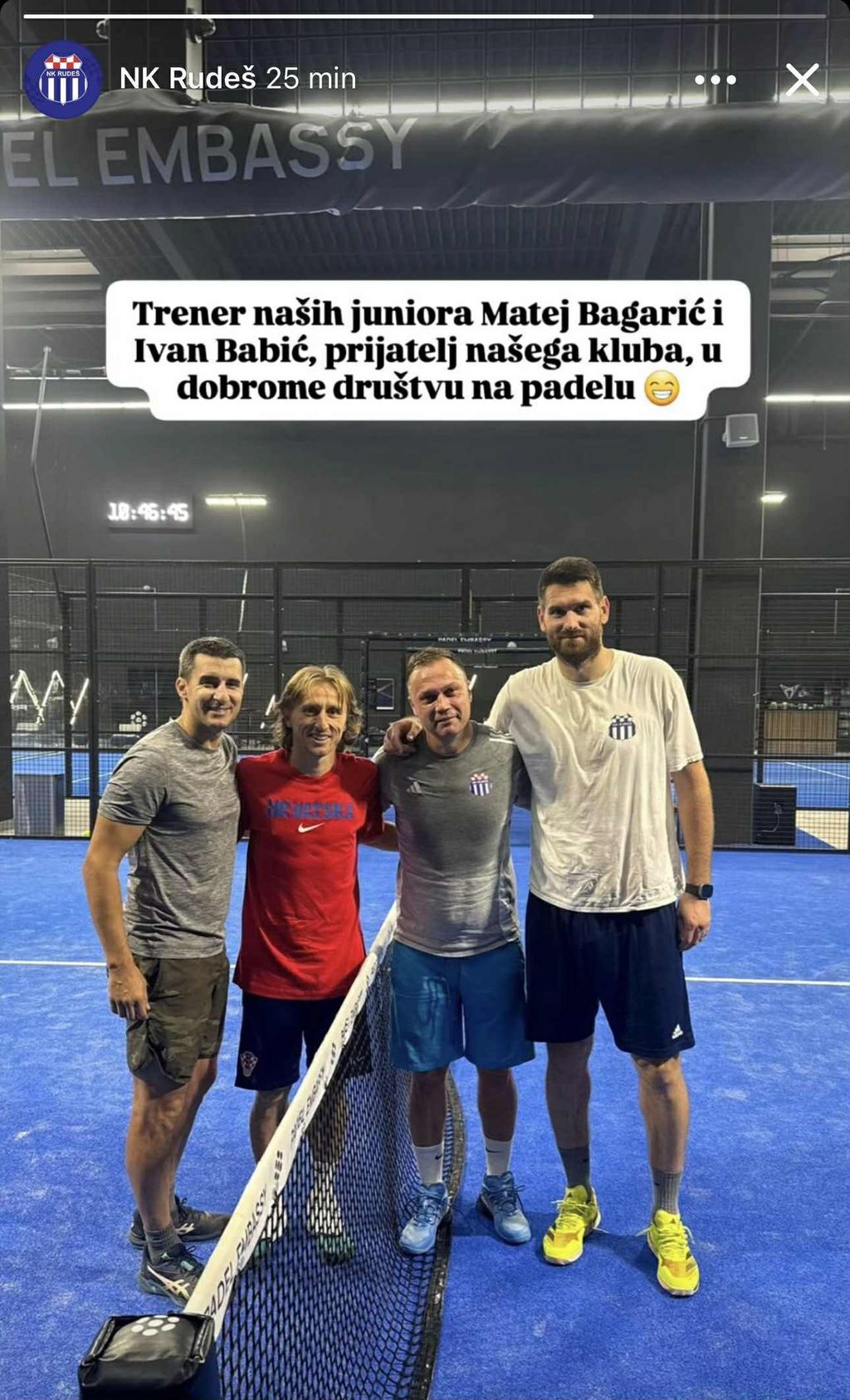 Luka Modrić na padelu