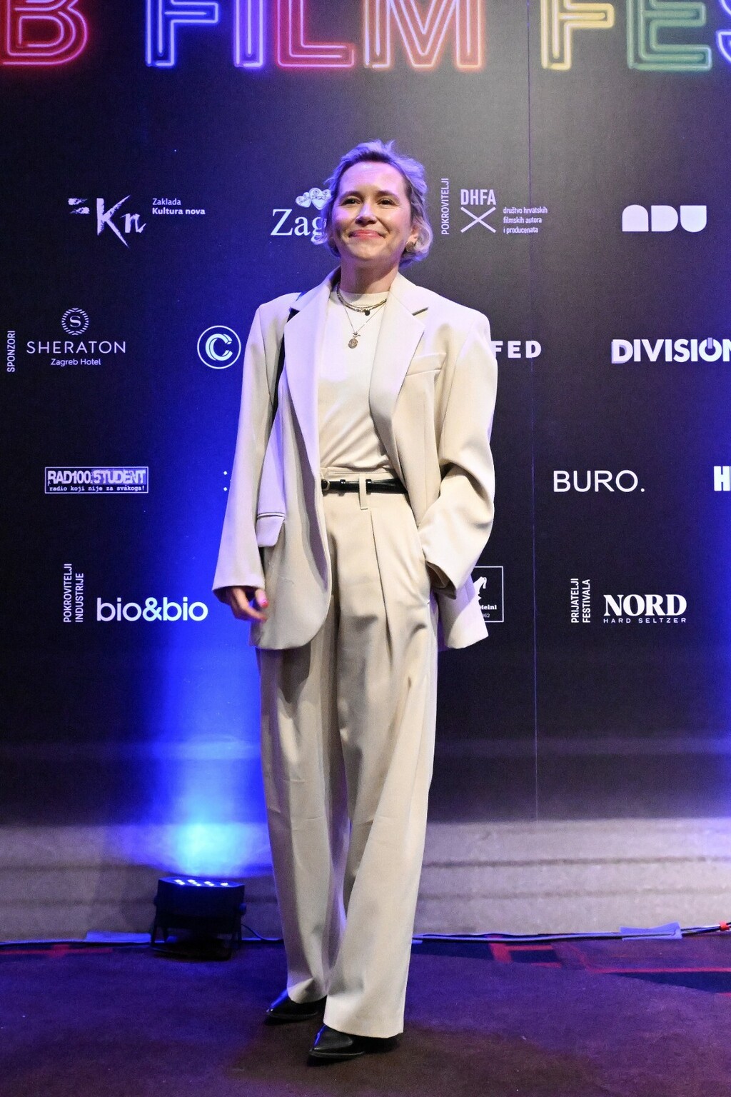 Ivana Kekin na otvorenju 23. Zagreb Film Festivala