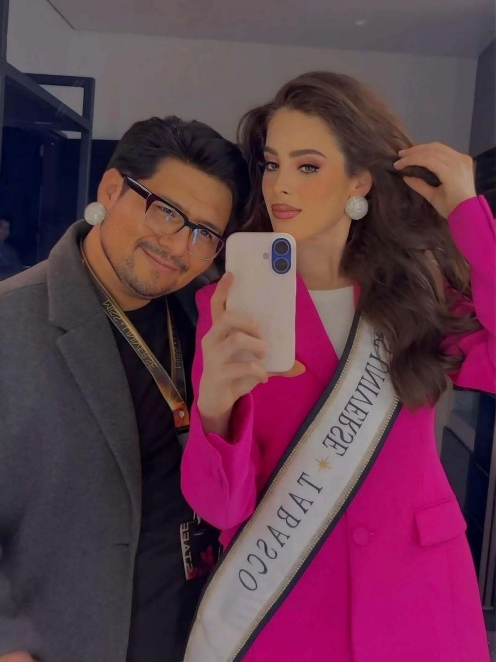 Jorge Figueroa i Miss Universe Meksika - 1