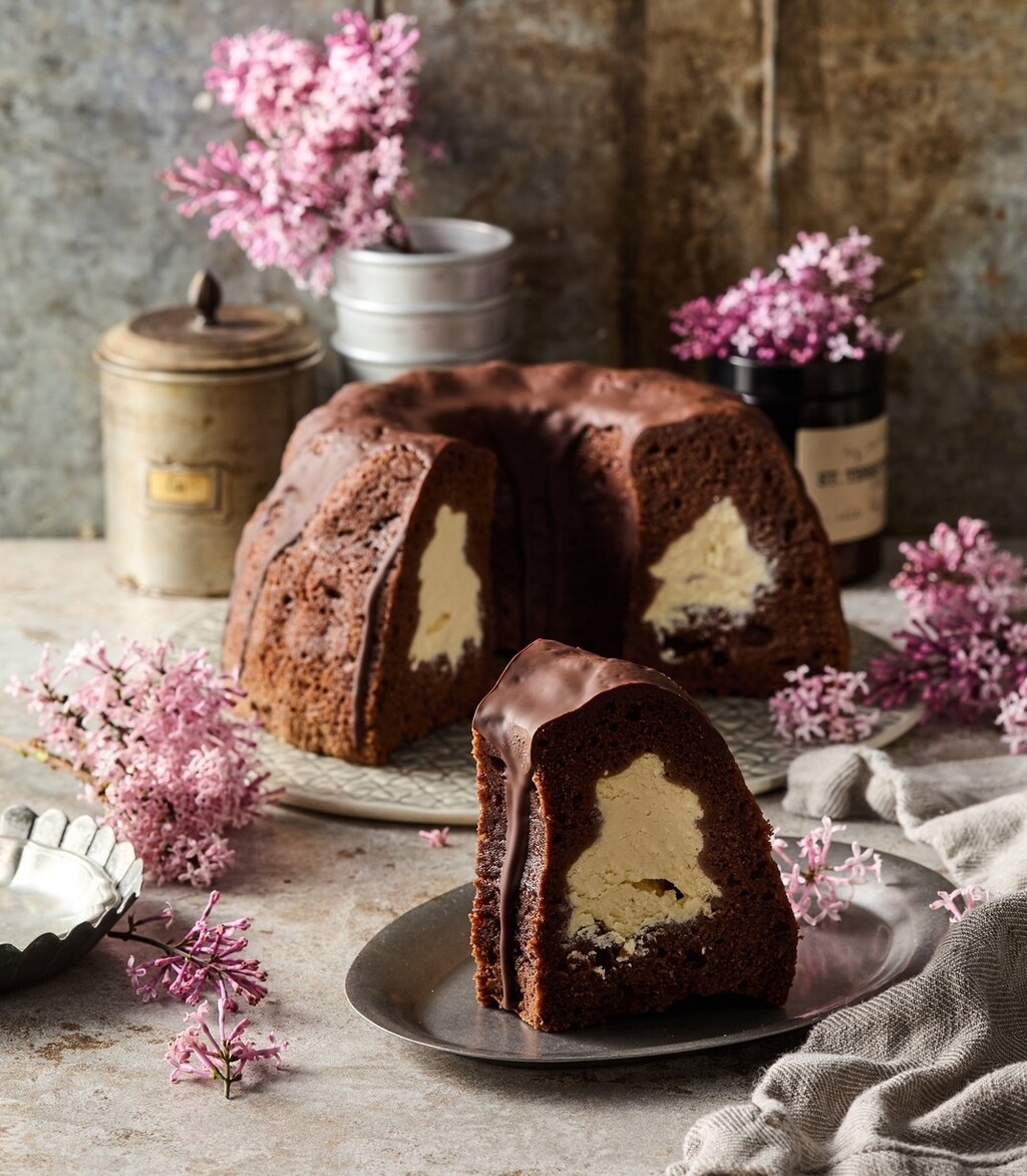 Čokoladni kuglof sa sirom