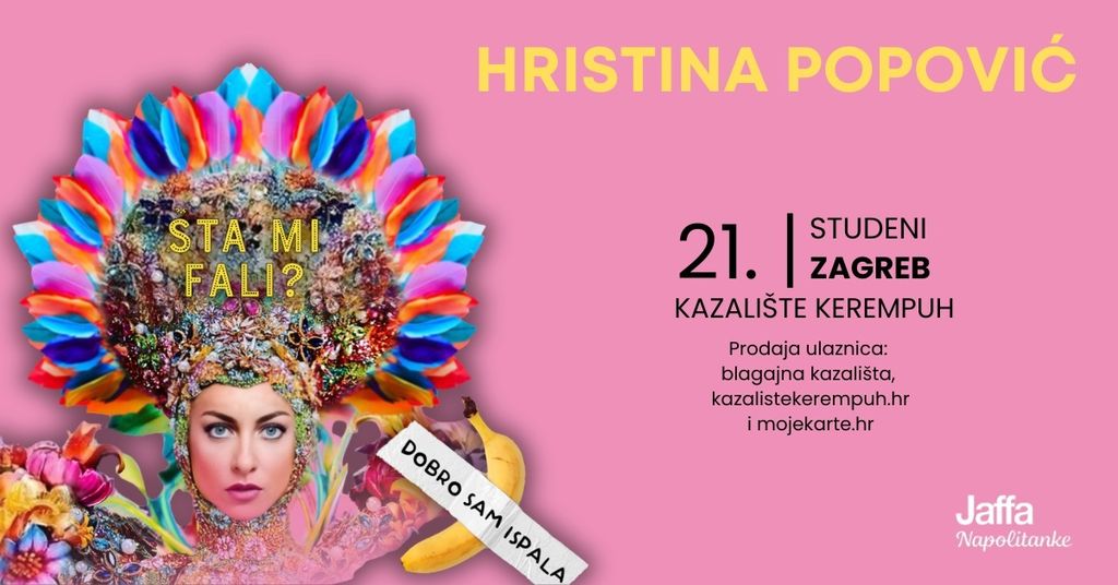 Premijera monodrame Hristine Popović