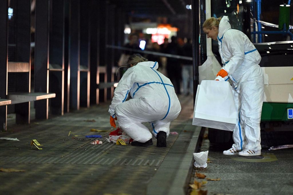 Ljubljanska policija na mjestu napada