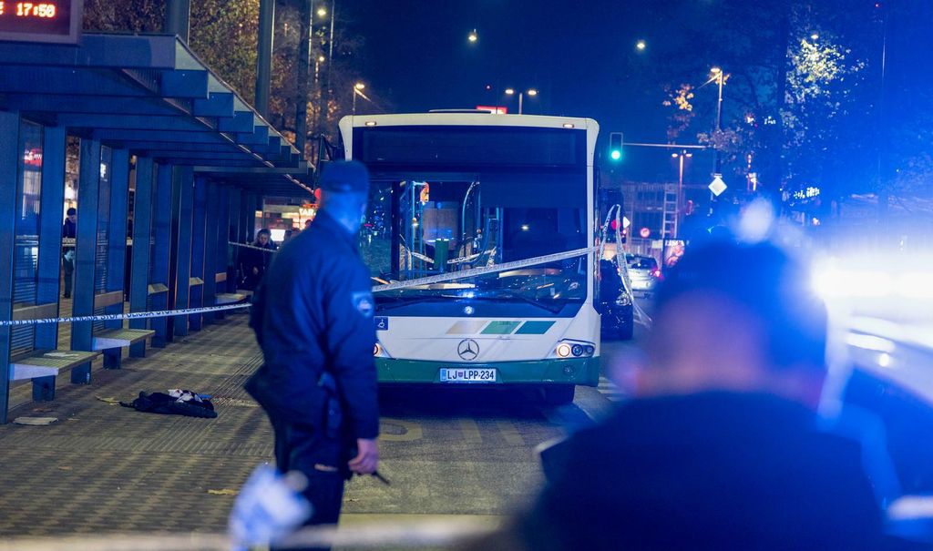 Ljubljanska policija na mjestu napada