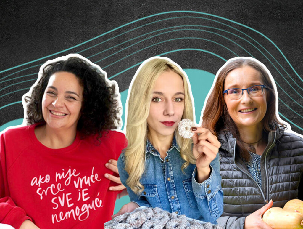 Sandra Pecić, Antonia Jagodić i Špela Ankele