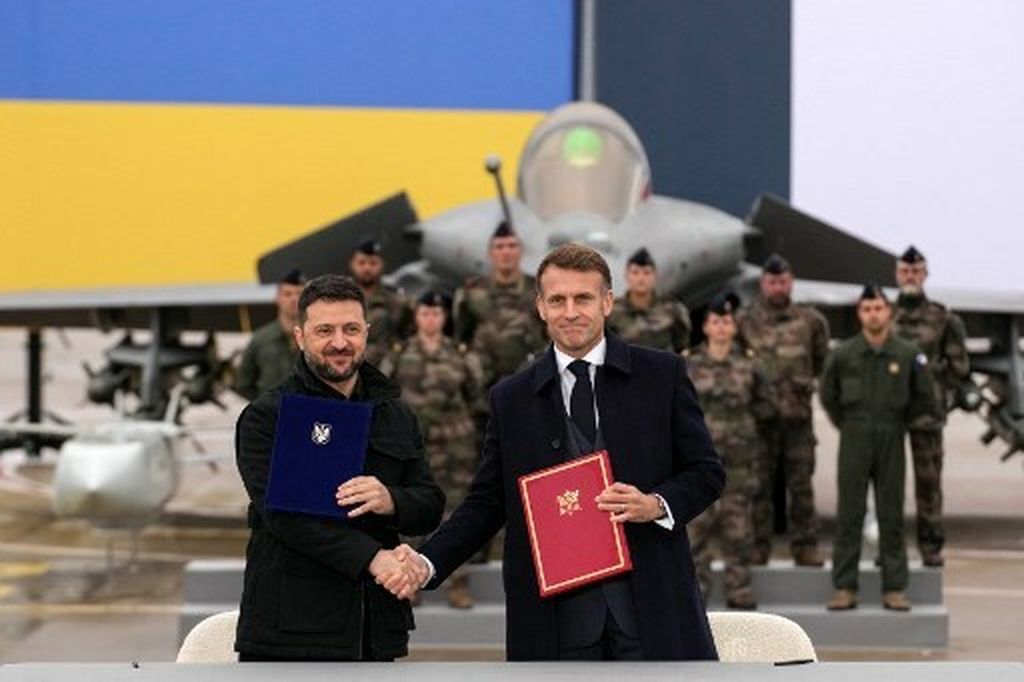 Emmanuel Macron i Volodomir Zelenski - 5