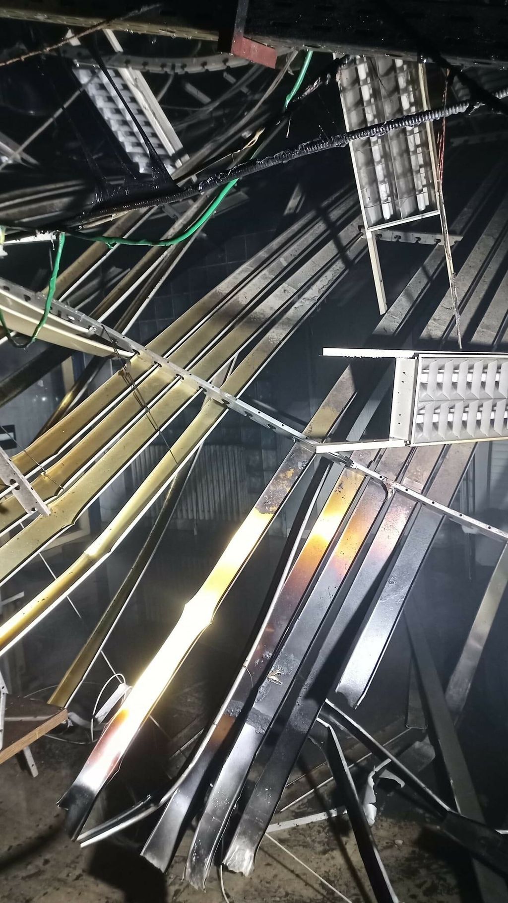 Požar unutar zgrade Vjesnika