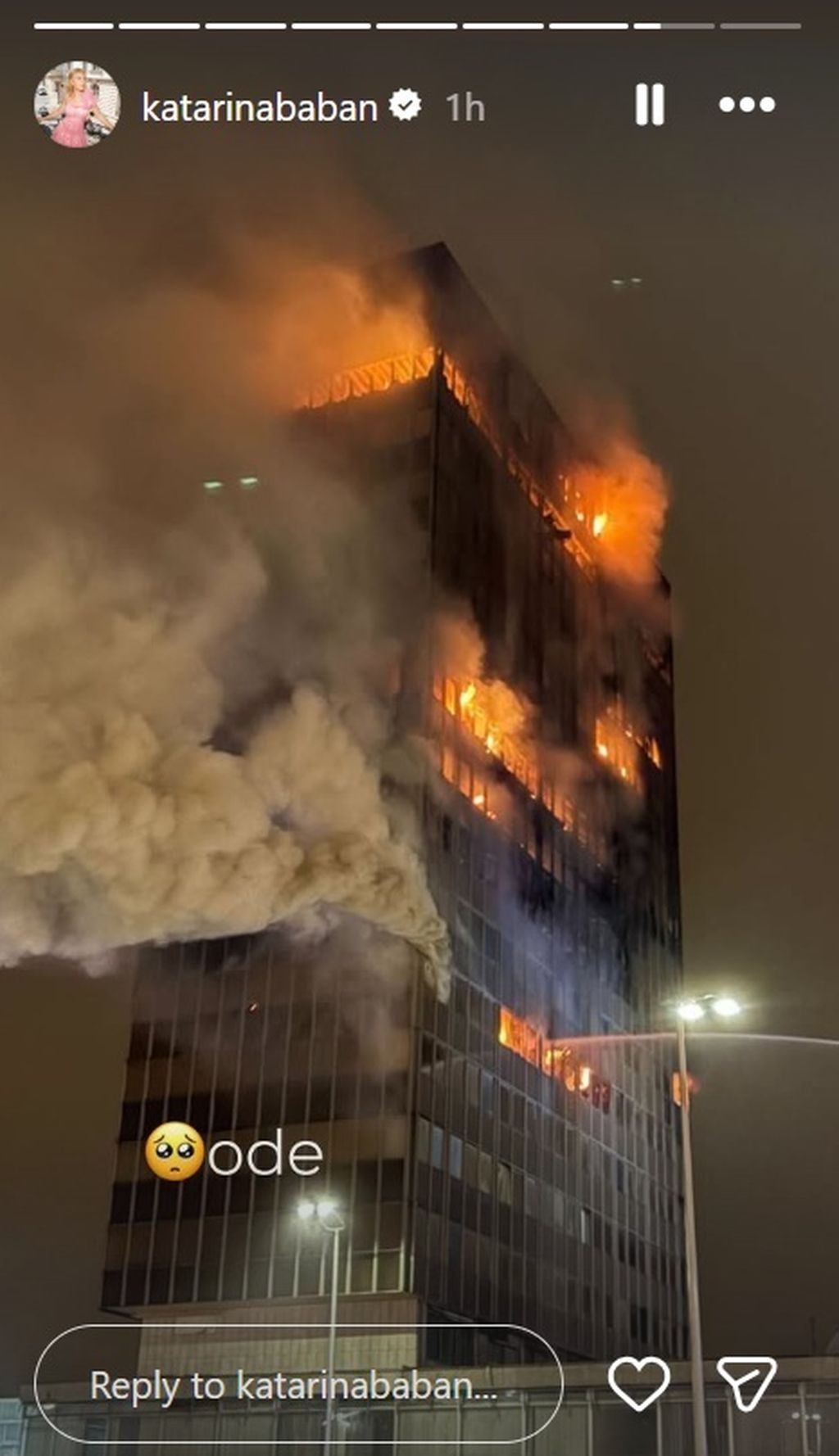 Poznati o požaru na Vjesniku - 2