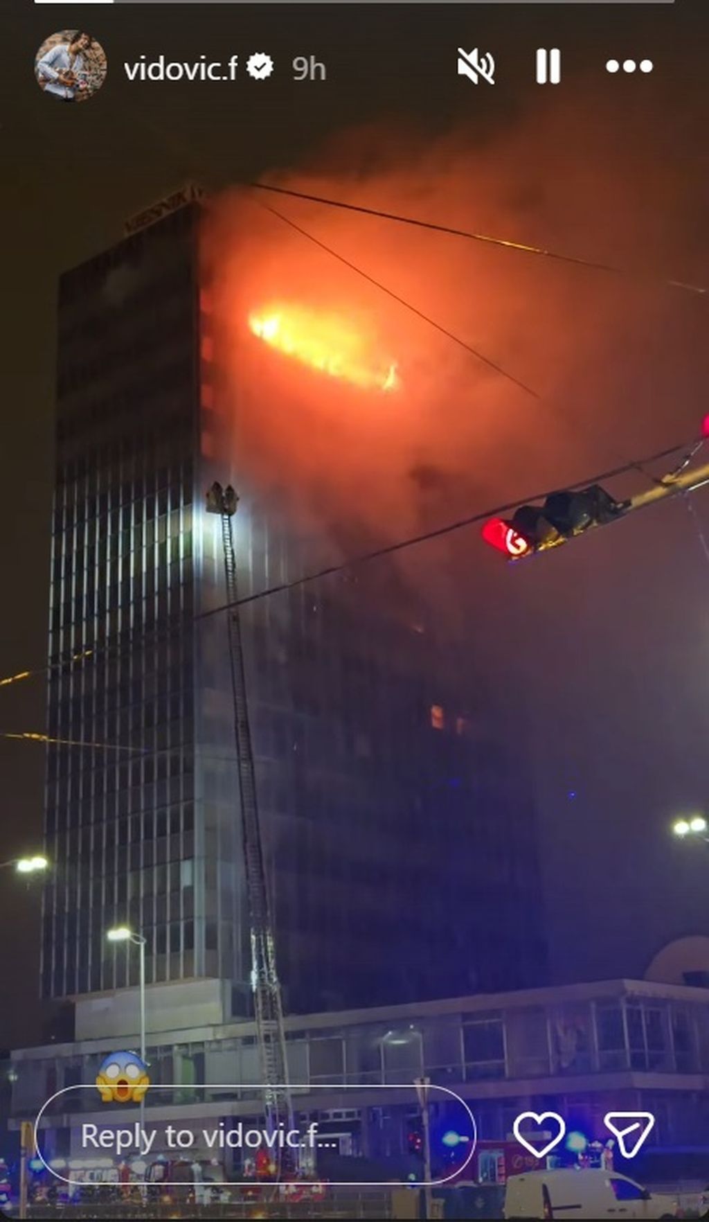 Poznati o požaru na Vjesniku - 5