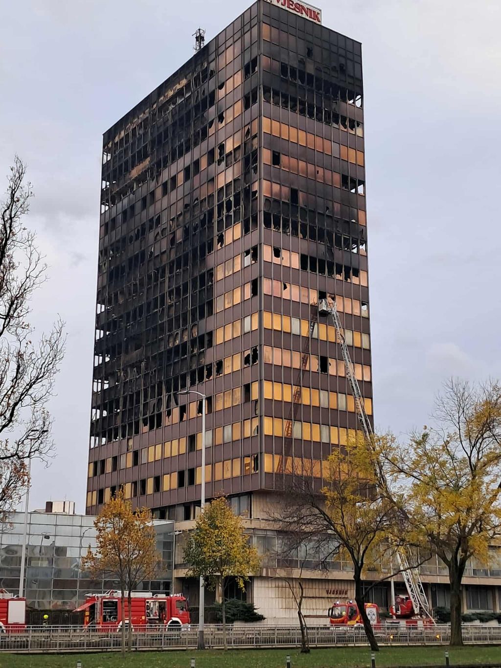 Zgrada Vjesnika nakon požara