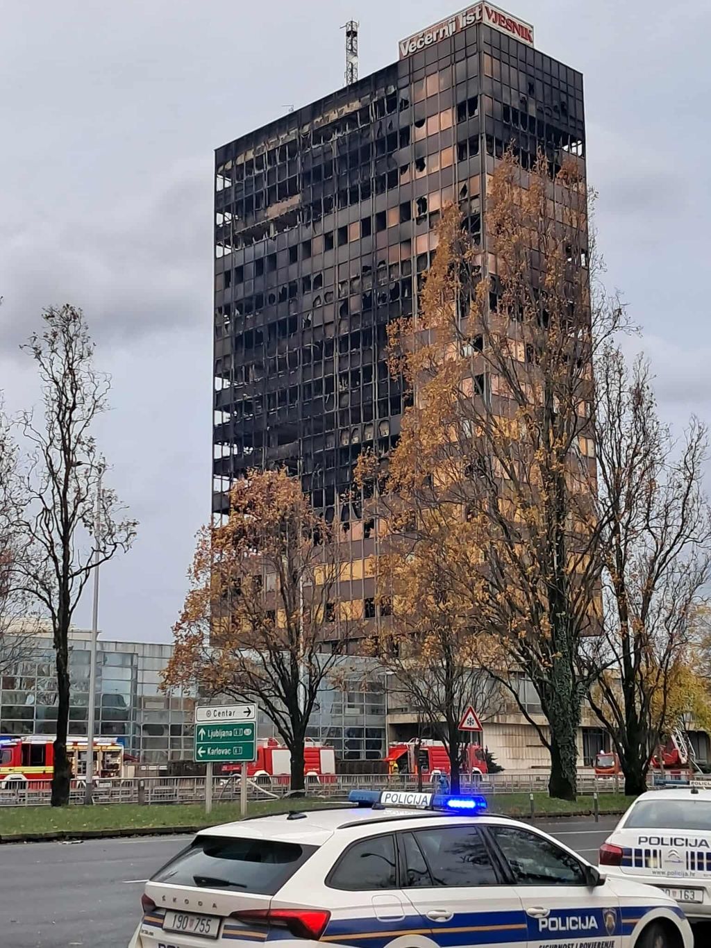 Zgrada Vjesnika nakon požara