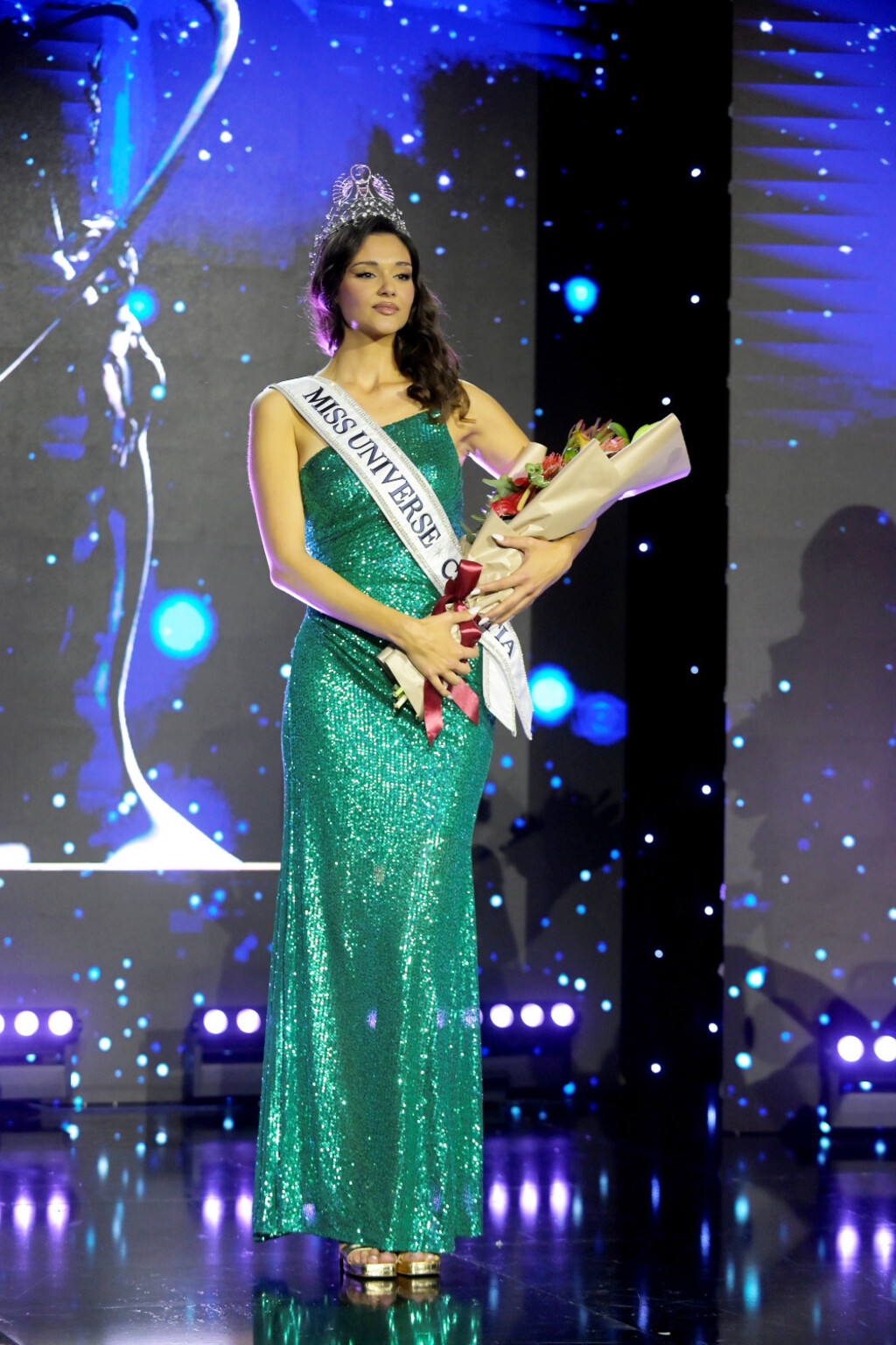 Laura Gnjatović na izboru za Miss Universe Hrvatske