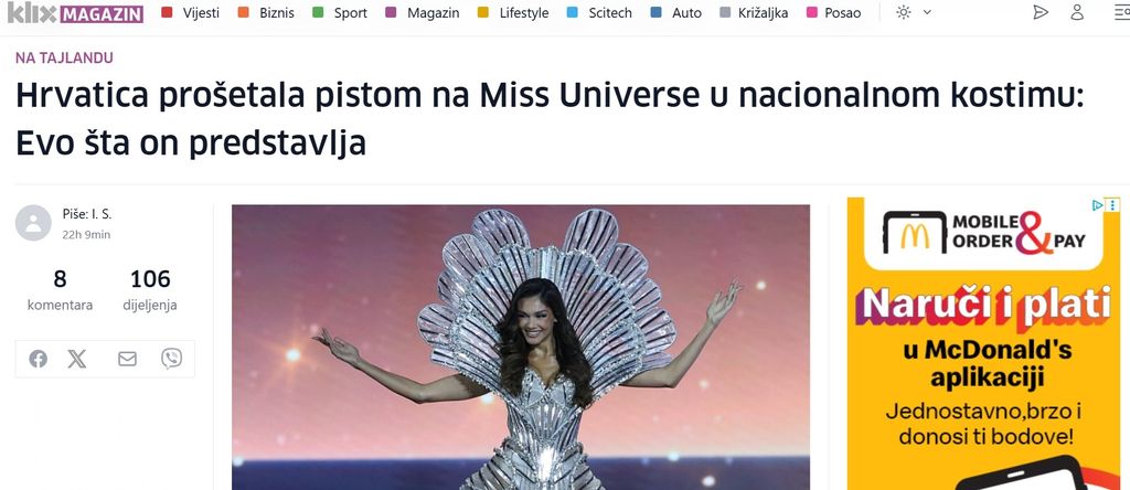 Srpski portali o Lauri Gnjatović - 1