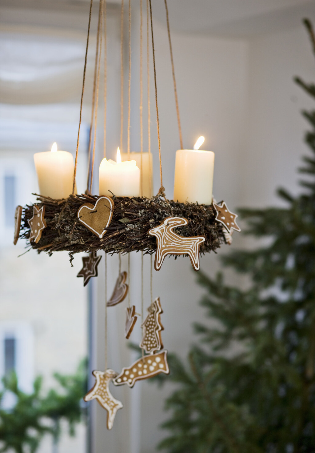 Adventski vijenci s keksićima - 1