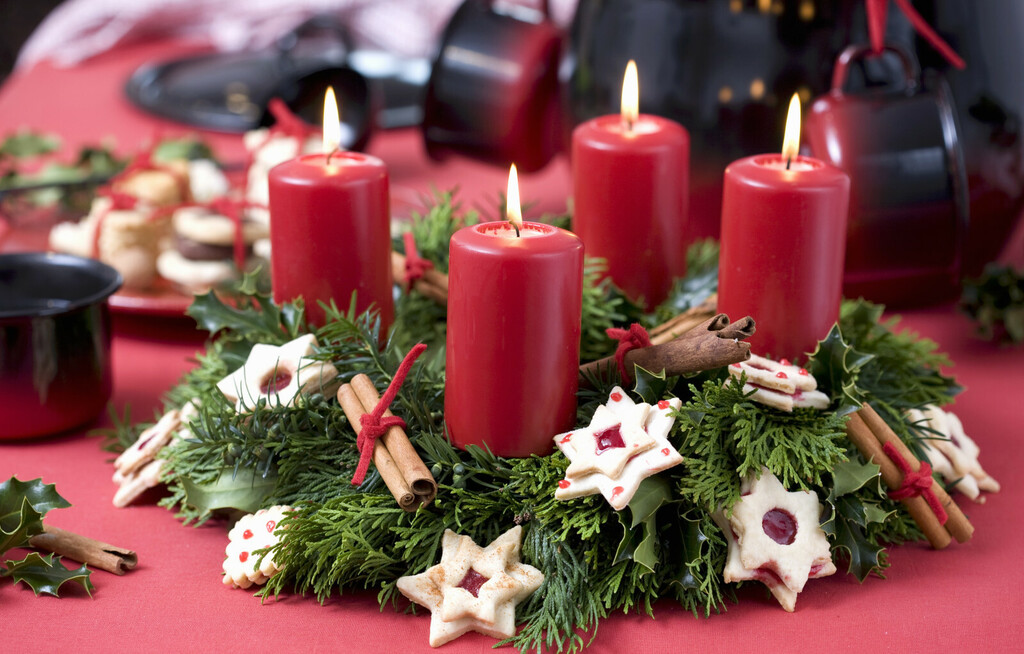 Adventski vijenci s keksićima - 4