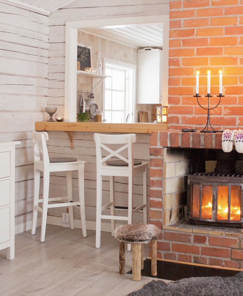 Kuća koja odiše savršenim zimskim ugođajem