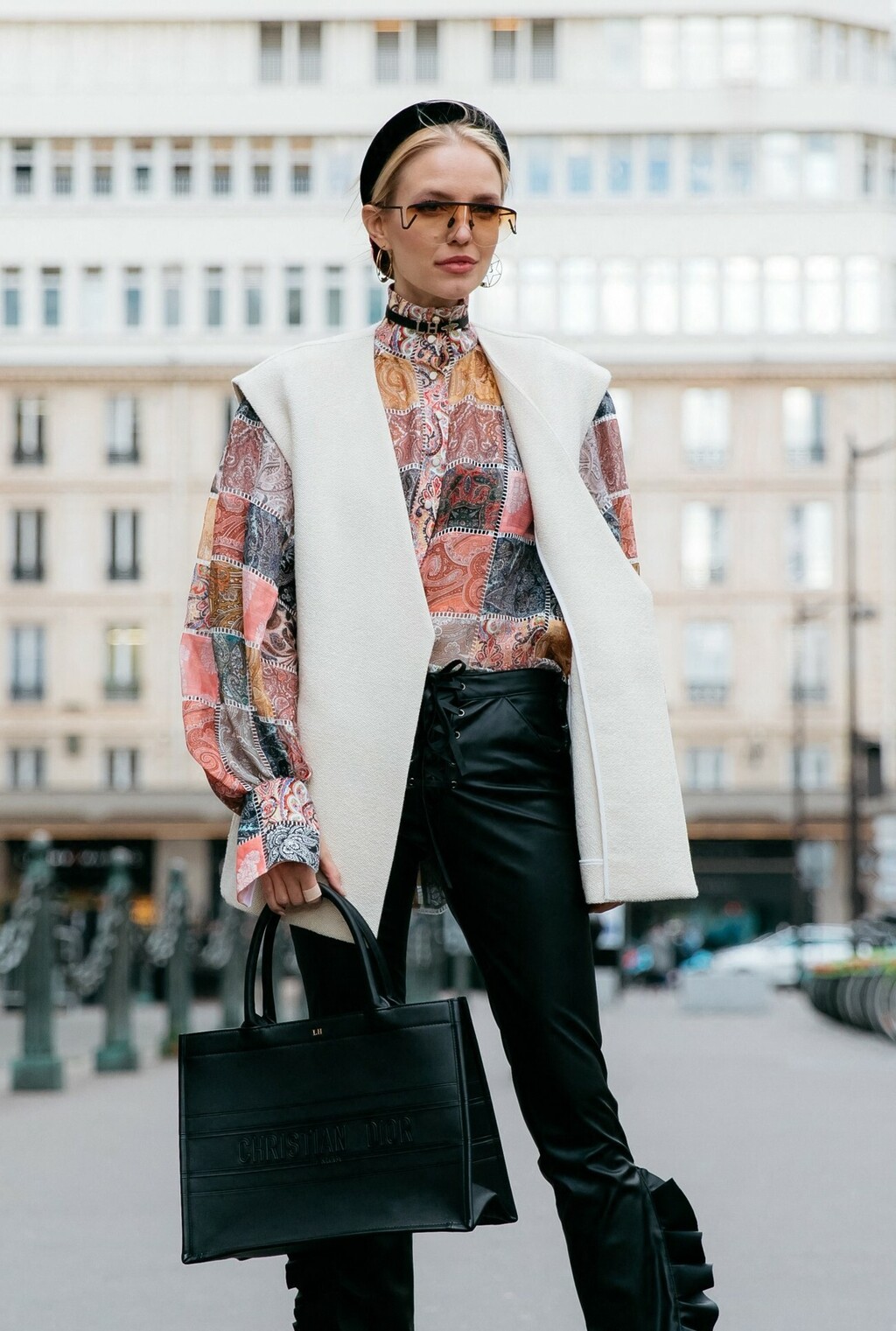 Prsluk u street style izdanju s Tjedna mode