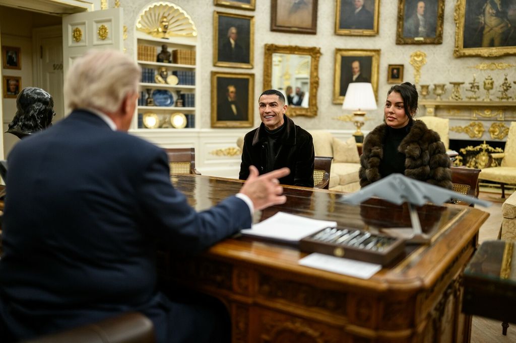 Georgina Rodriguez, Cristiano Ronaldo i Donald Trump - 2