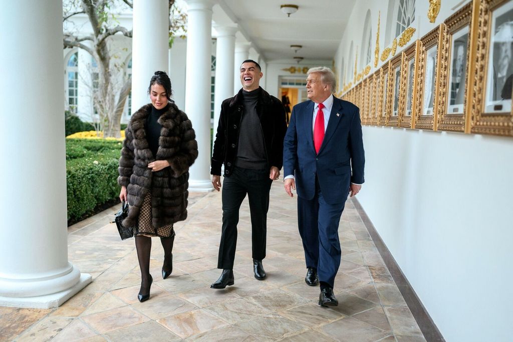 Georgina Rodriguez, Cristiano Ronaldo i Donald Trump - 3