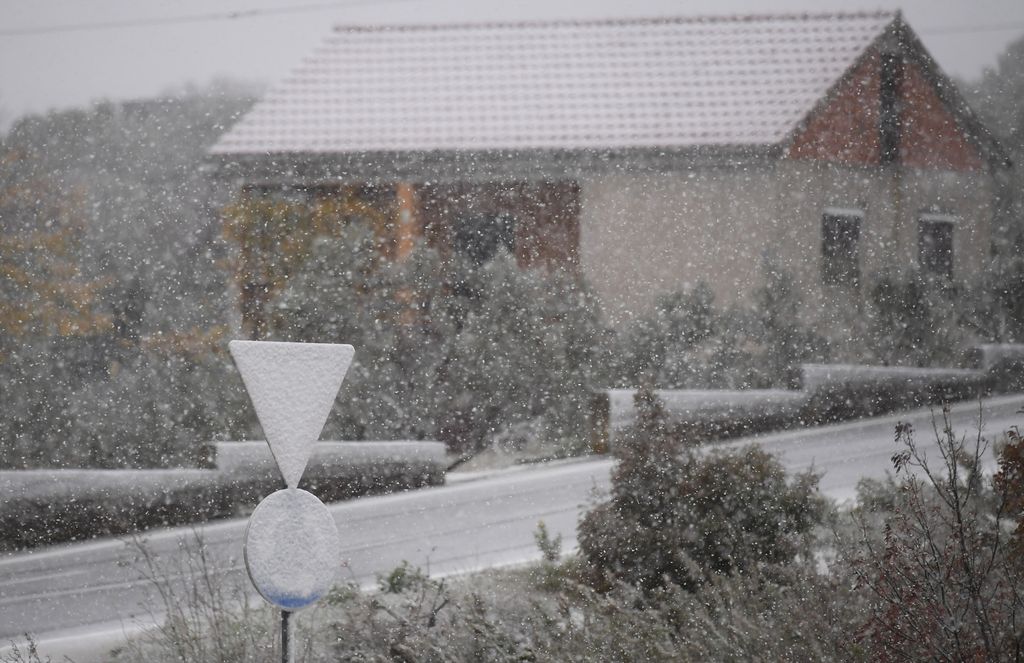 Snijeg u unutrašnjosti Dalmacije