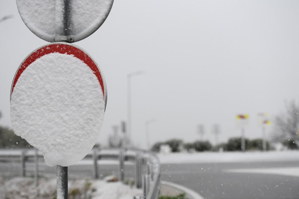 Snijeg u unutrašnjosti Dalmacije