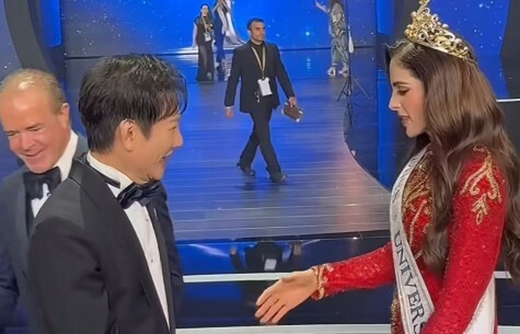 Fatima Bosch i direktor Miss Universe