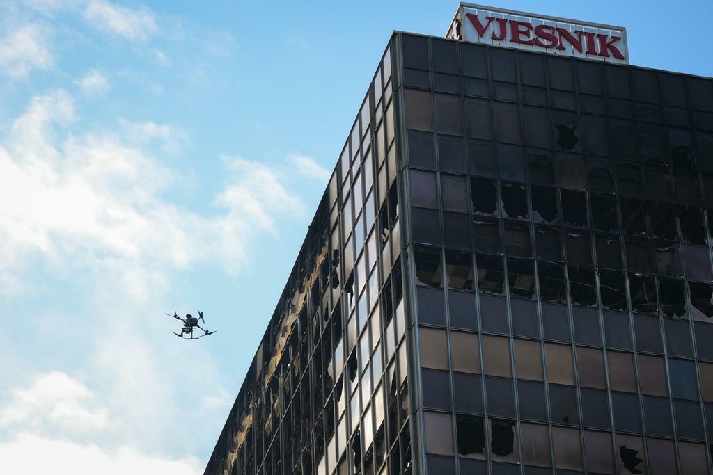 Radovi na privremenom prometnom rješenju kraj zgrade Vijesnika - 4