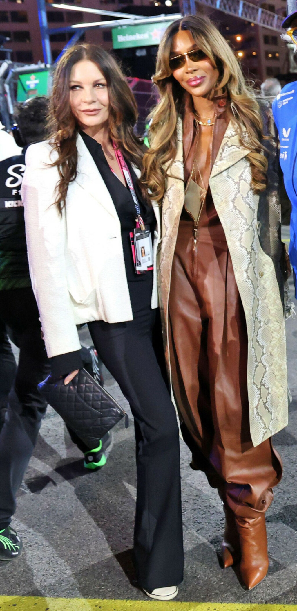 Catherine Zeta-Jones i Naomi Campbell na Formuli 1 u Las Vegasu