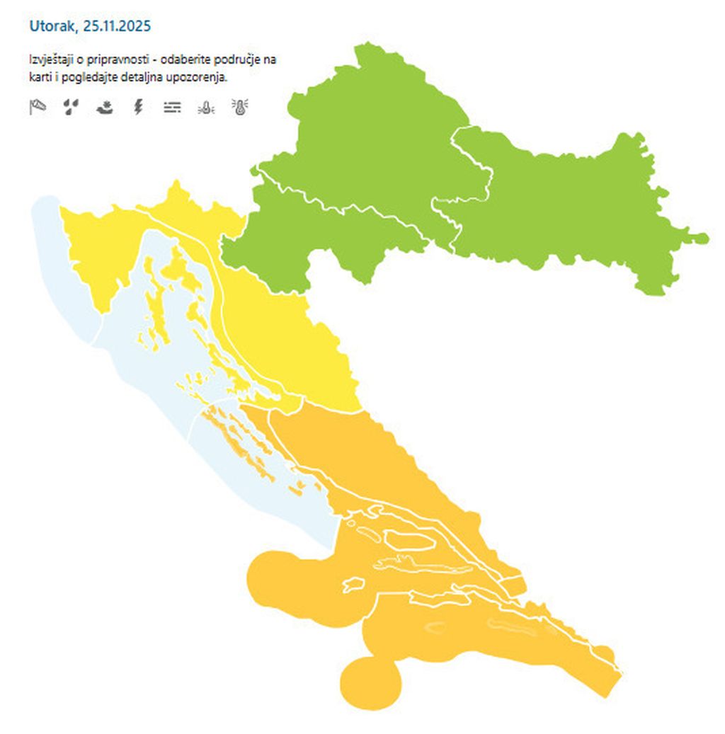 Vrijeme u Dalmaciji - 1