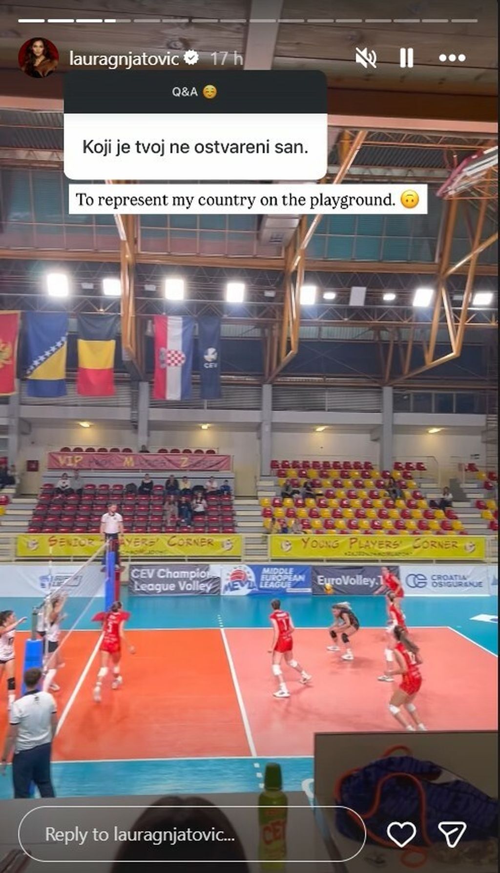 Laura Gnjatović na Instagramu