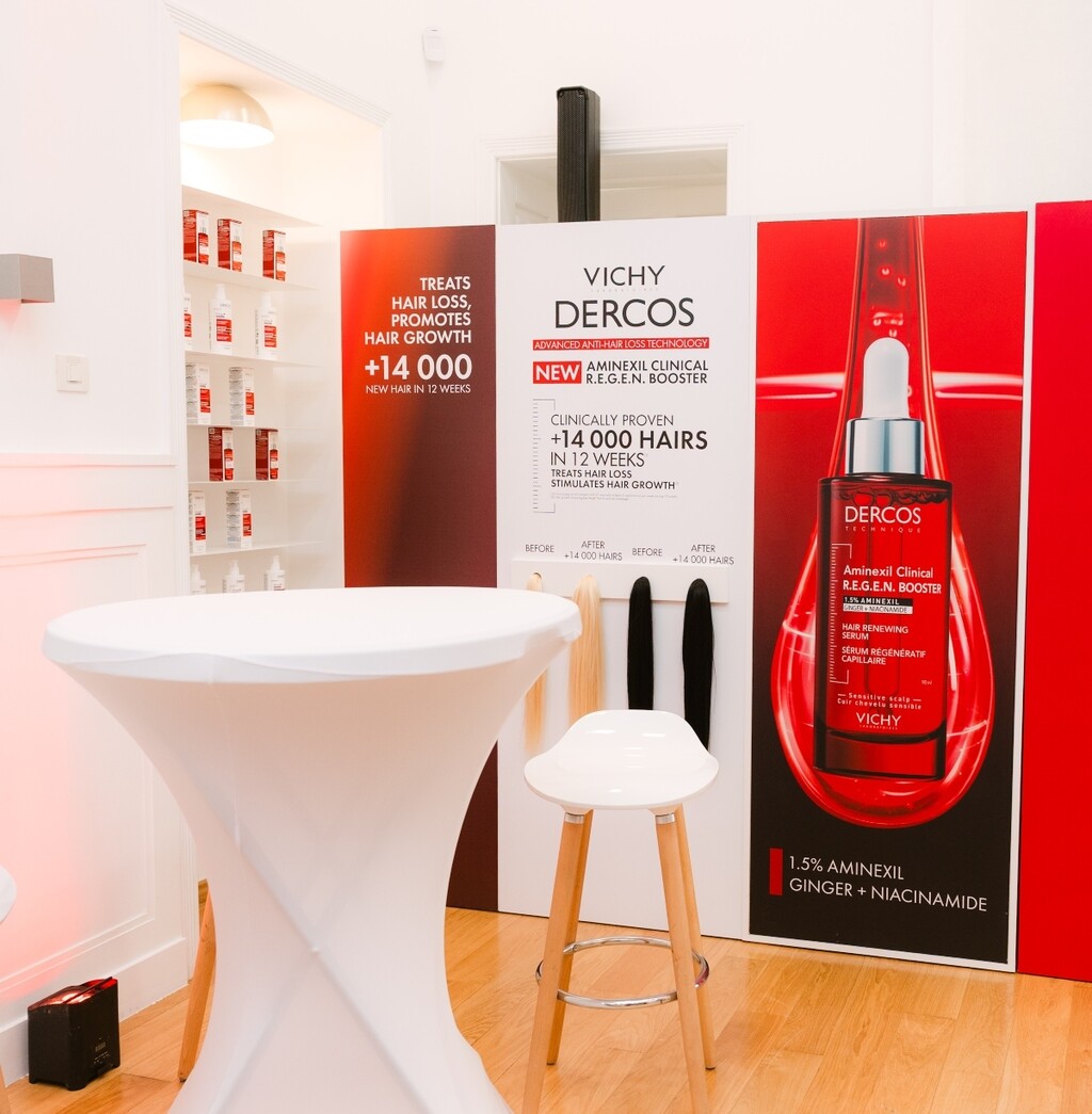 Predstavljen Vichy DERCOS Aminexil Clinical R. E. G. E. N. Booster