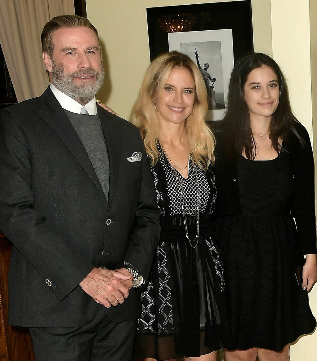 Kelly Preston, John i Ella Bleu Travolta - 2