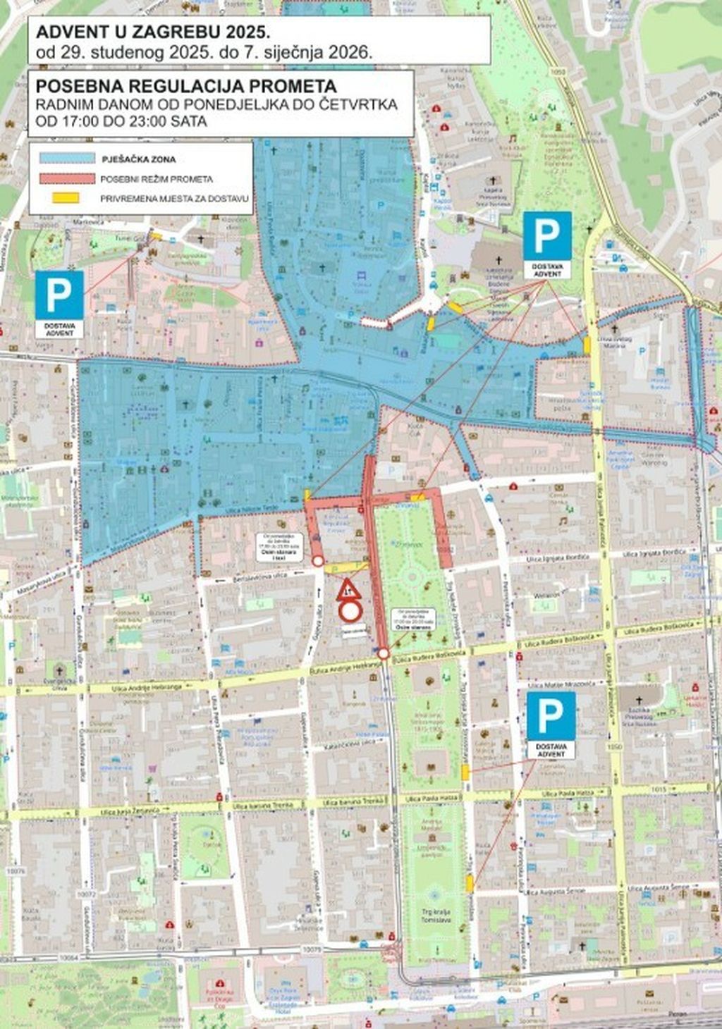 Pripreme za Advent u Zagrebu