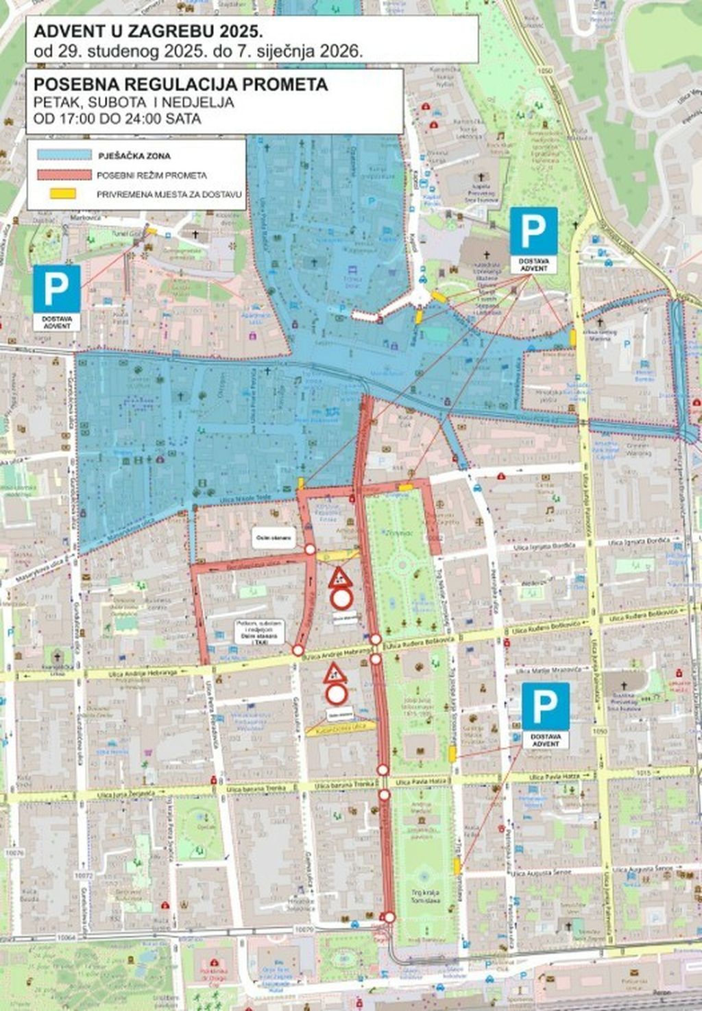 Pripreme za Advent u Zagrebu