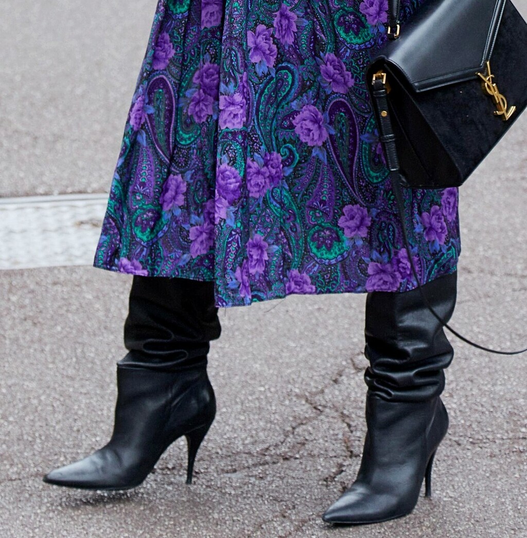 Slouchy tj. naborane čizme popularne su među ženama s jačim listovima