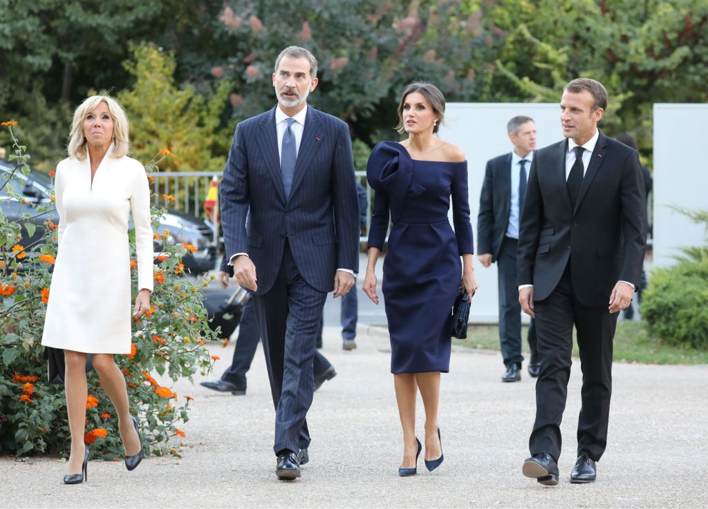 Brigitte Macron, kralj Felipe, kraljica Letizia i Emmanuel Macron