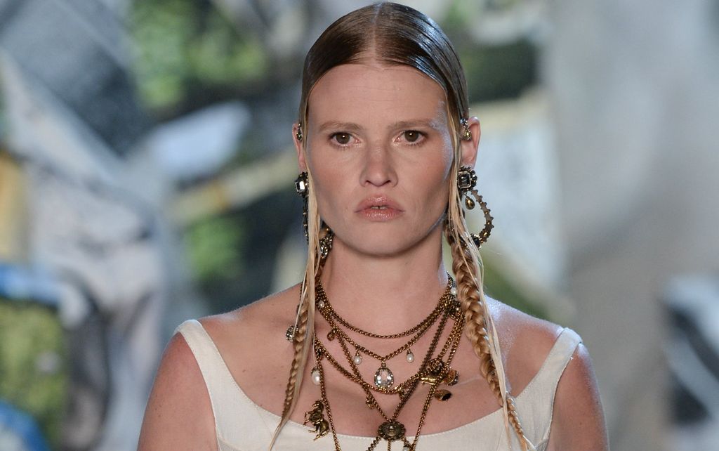Pletenice na reviji modne kuće Alexander McQueen