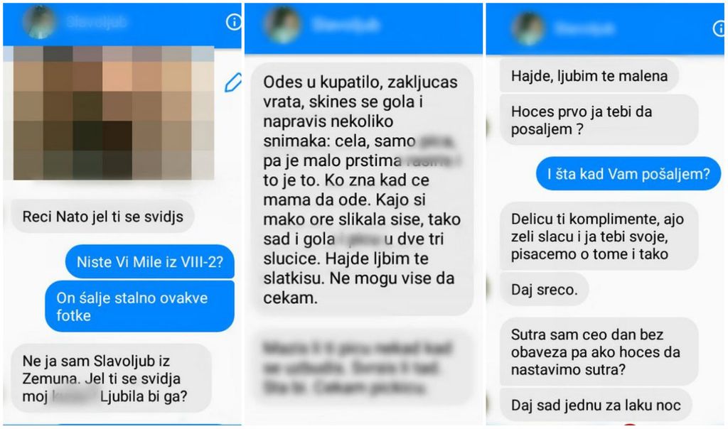 Pedofil iz Zemuna (Screenshot: Blic)