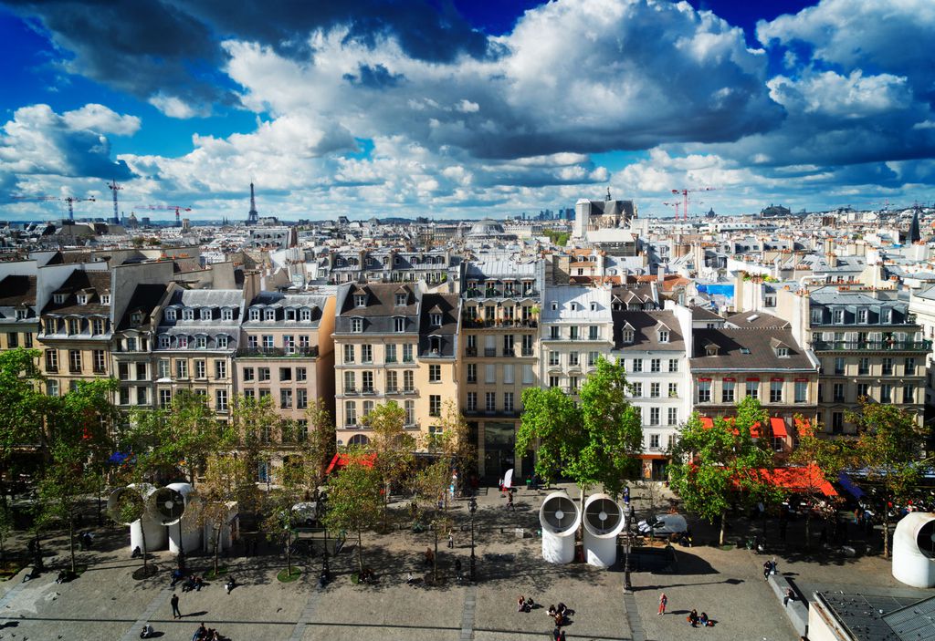 Georges Pompidou trg u Parizu