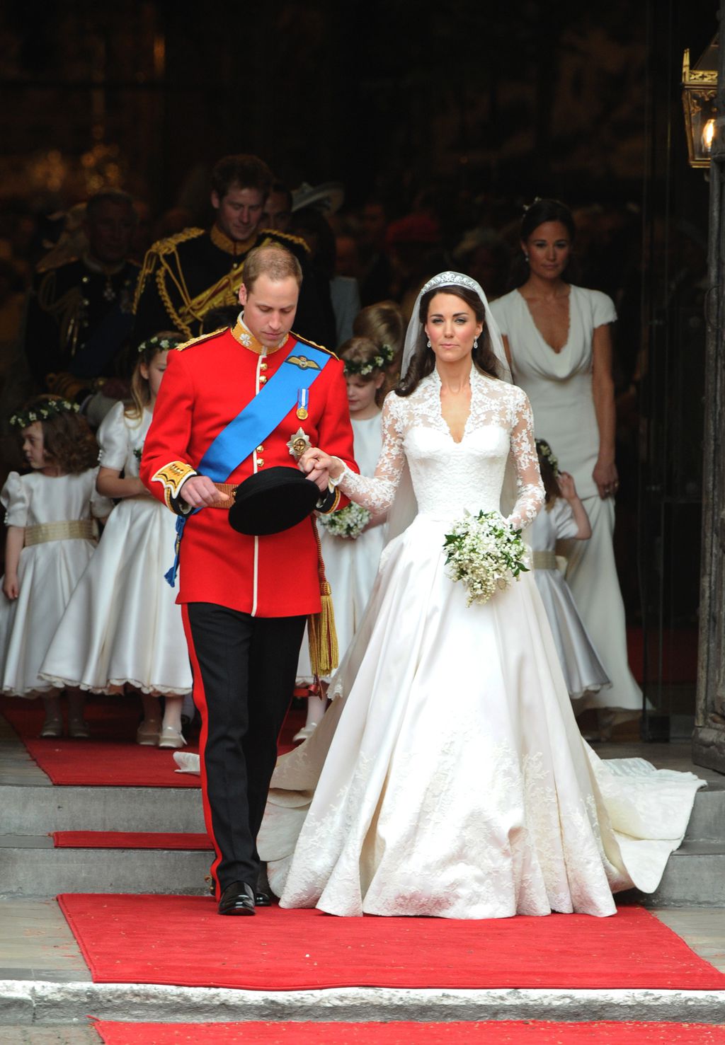 Catherine Middleton na vjenčanju (Foto: AFP)