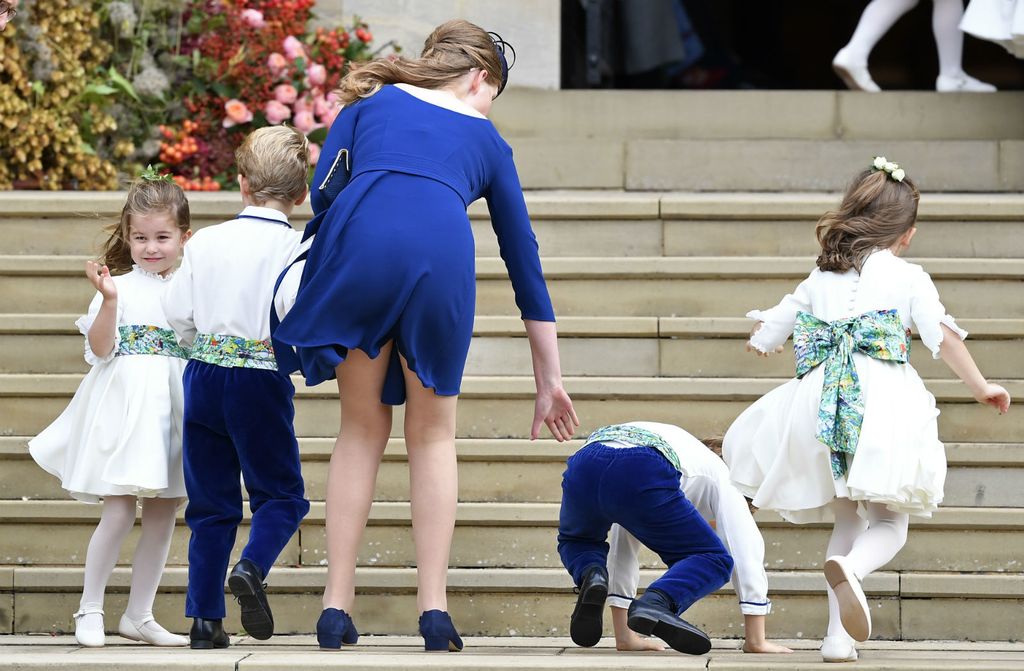 Poput Charlotte, i šestogodišnji Louis De Givenchy pao je na stepenicama