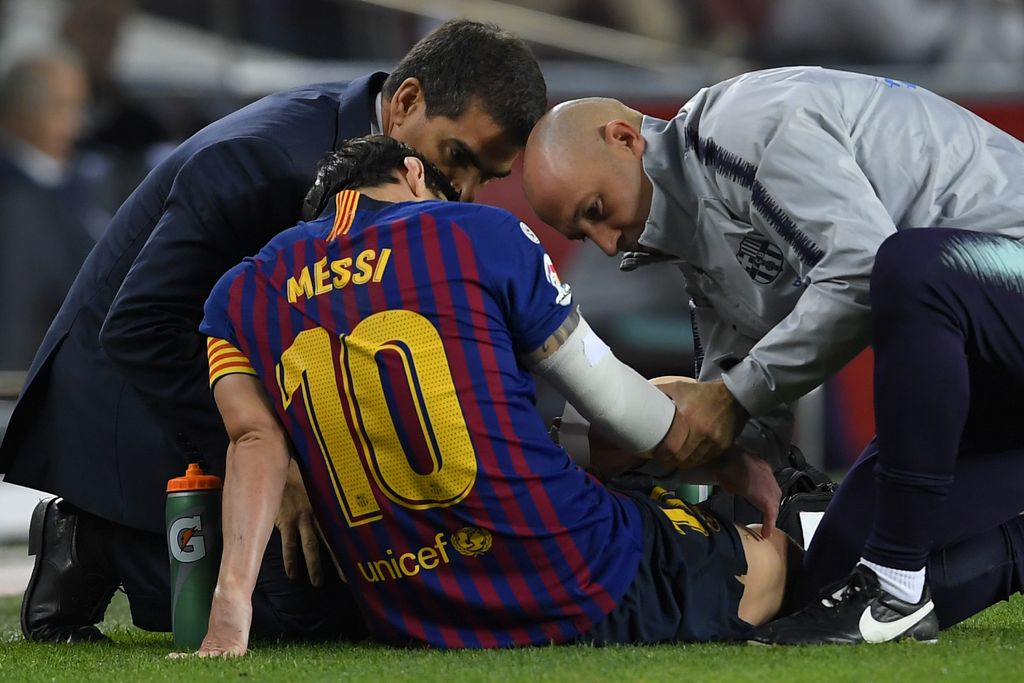 Messi slomio podlakticu (Foto: AFP)