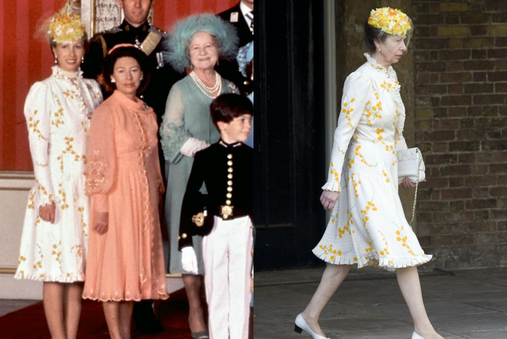 Princeza Anne 1981. i 2008. godine