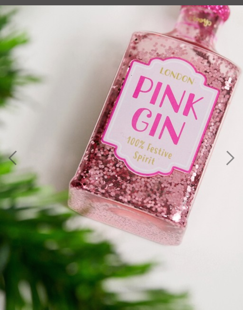 Ukras za drvce u obliku bočice džina