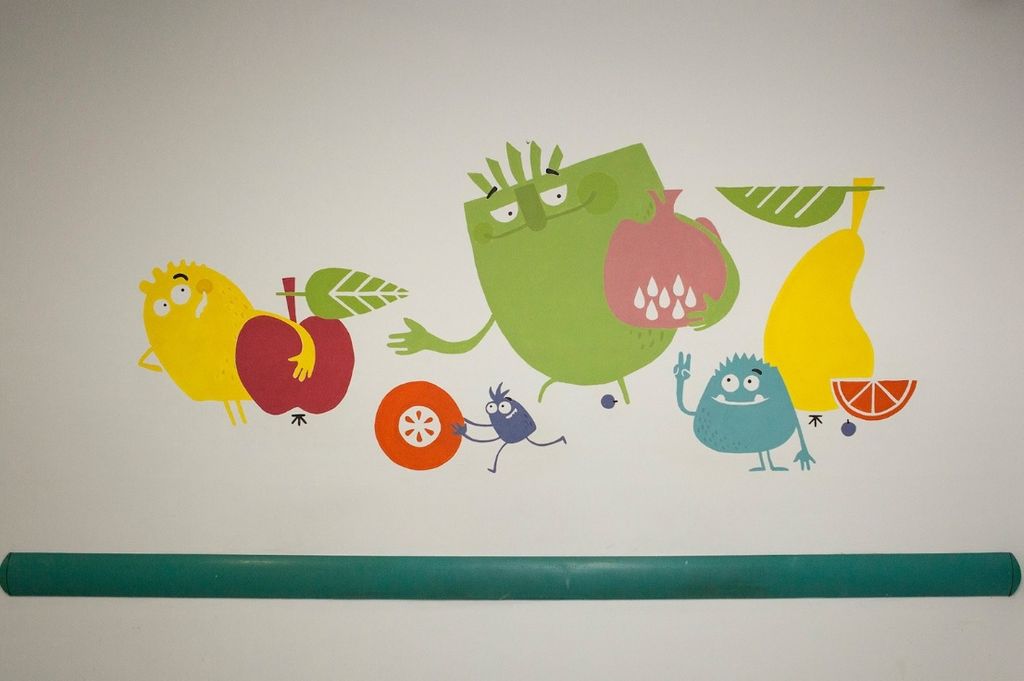 Vanda Čižmek - Bakterijice vredice (Bolnica Rebro, čekaonica Klinike za pedijatriju)