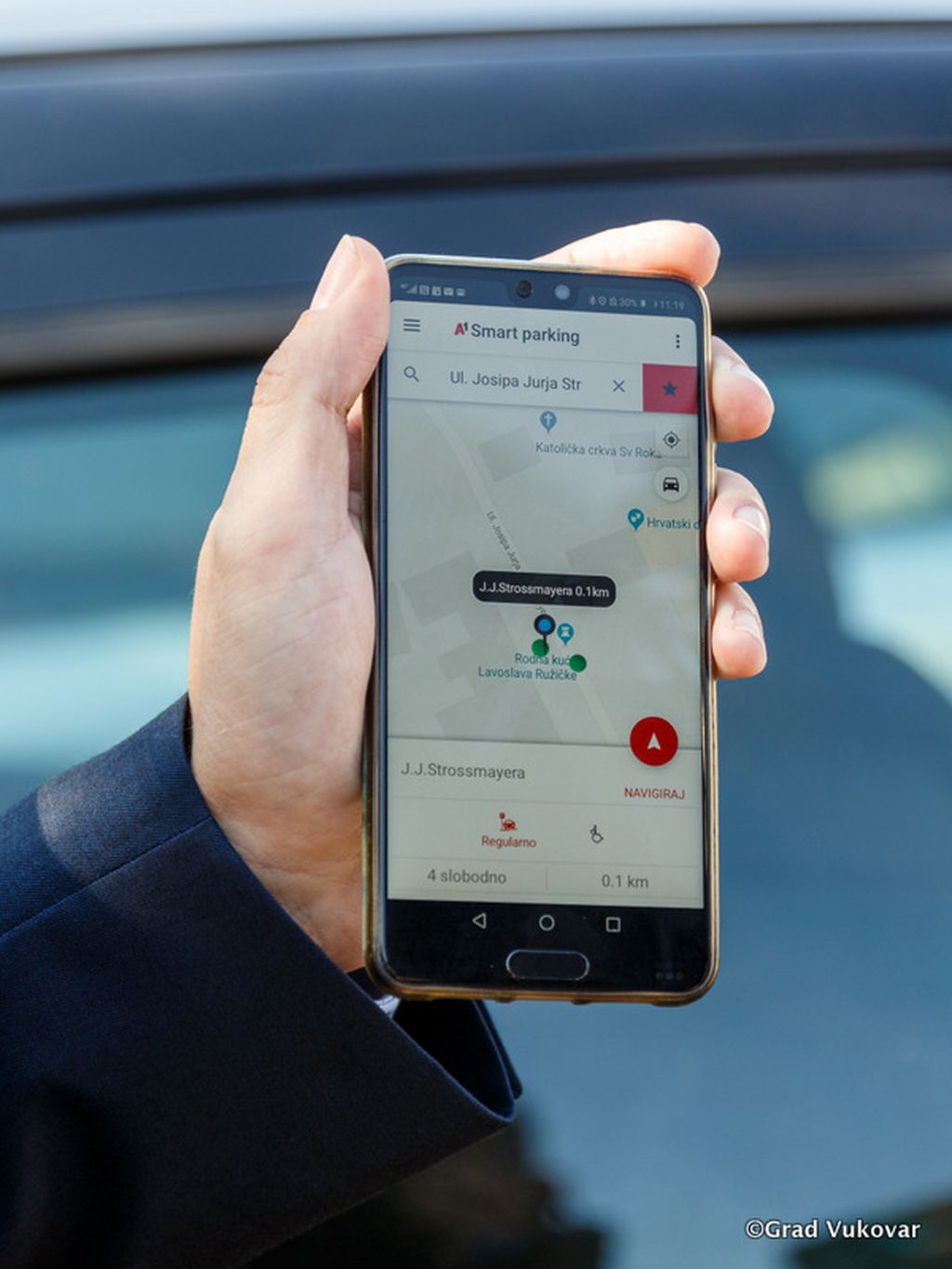 Pametni parking u Vukovaru