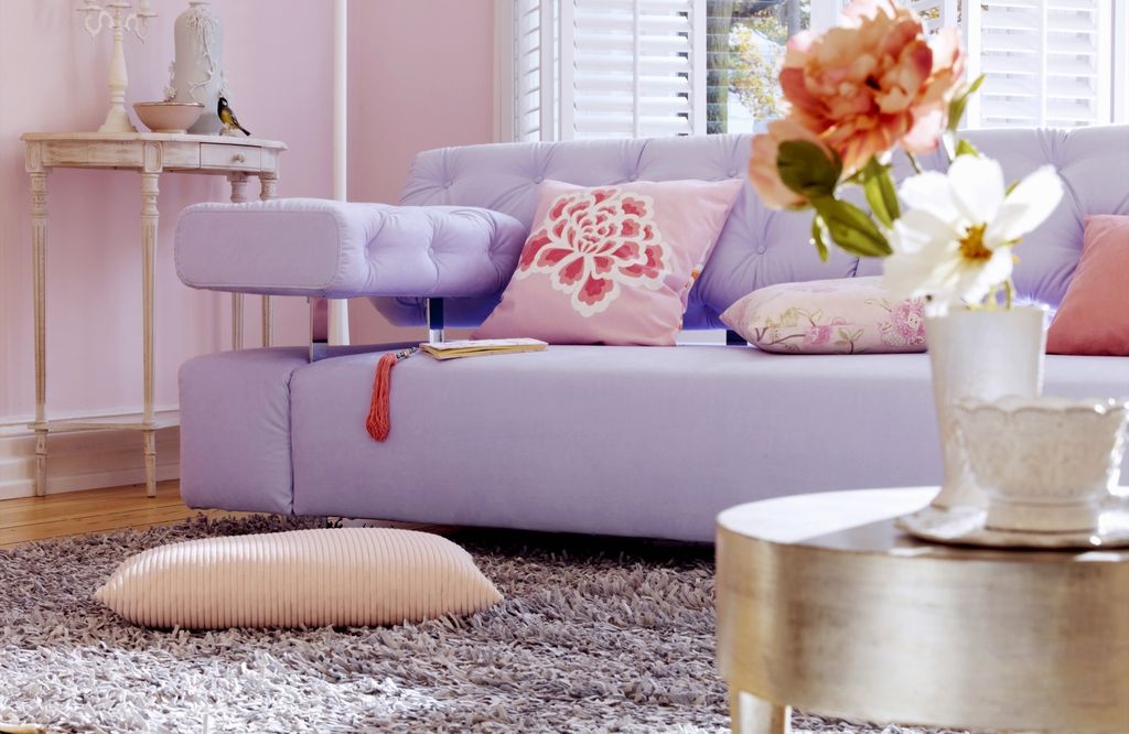 Ideje za uređenje doma u ljubičastim tonovima - 1