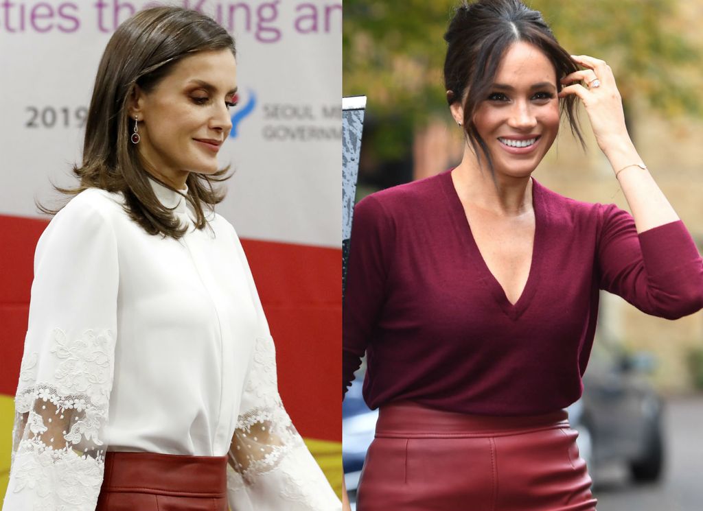 Kraljica Letizia vs. Meghan Markle u Hugo Boss suknji - 2